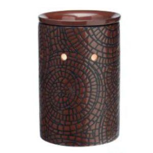 Scentsy Cobbled Leather full-size wax warmer